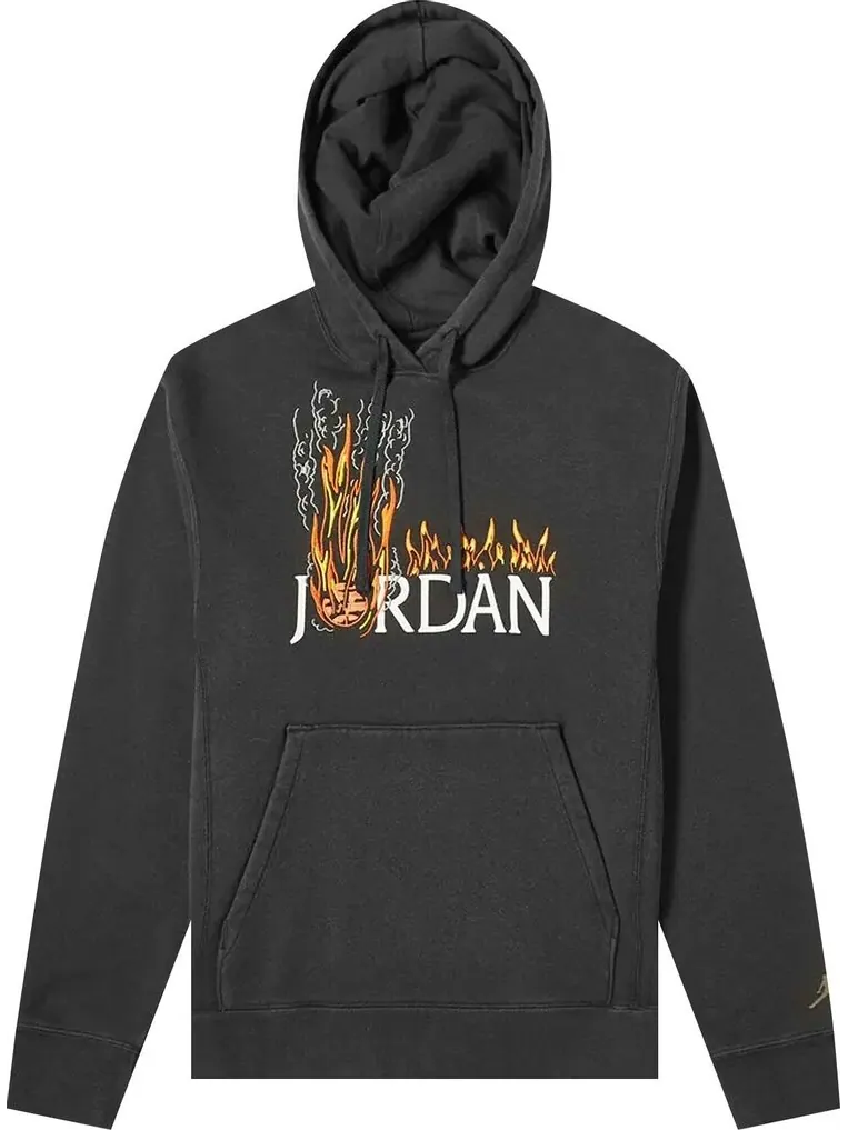 Худи Cactus Jack by Travis Scott x Air Jordan MJ Fleece Hoodie 'Black'