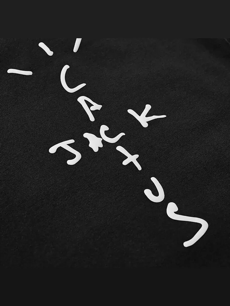 Худи Cactus Jack by Travis Scott x Air Jordan MJ Fleece Hoodie 'Black' — изображение 2 из 3, черный