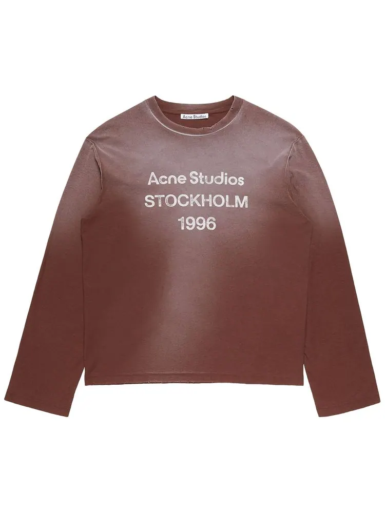 Футболка с длинными рукавами Acne Studios Logo 1996