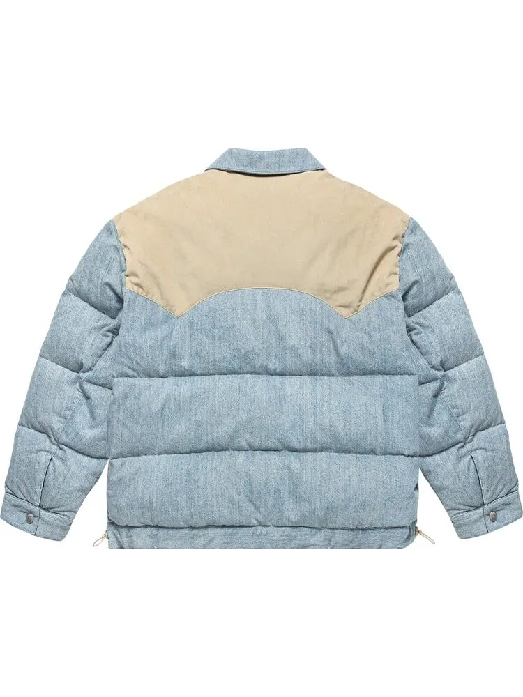 Пуховик CLOT x Levi's Reversible Denim Puffer 'Blue' — изображение 2 из 2, синий