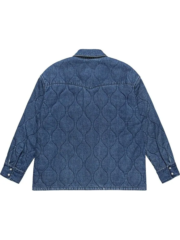 Рубашка CLOT x Levi's Padded Western Shirt 'Blue' — изображение 2 из 2, синий