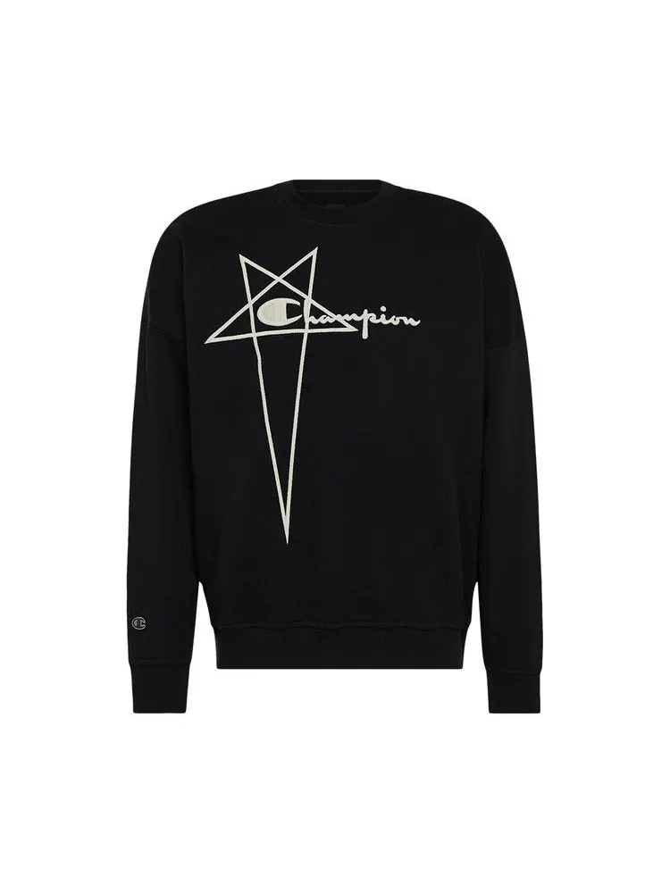 Пуловер Rick Owens x Champion Pullover Sweat — черный