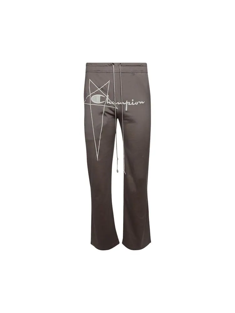Джоггеры Rick Owens x Champion Dietrich Drawstring Joggers Grey — серый