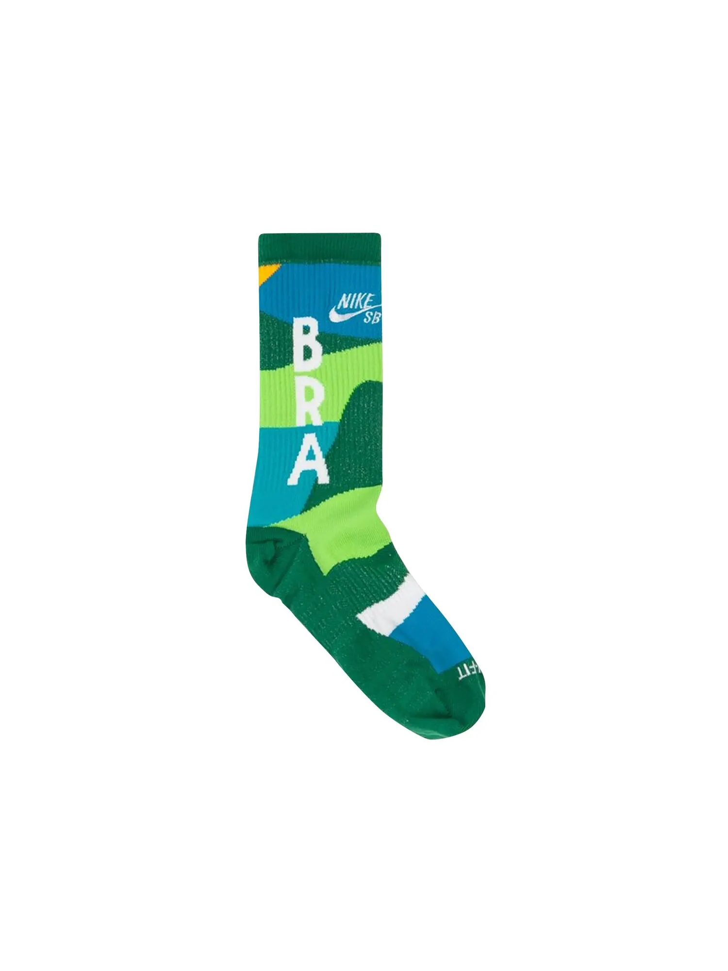 Носки Nike SB x Parra Brazil Federation Kit, цвет Белый/Клевер
