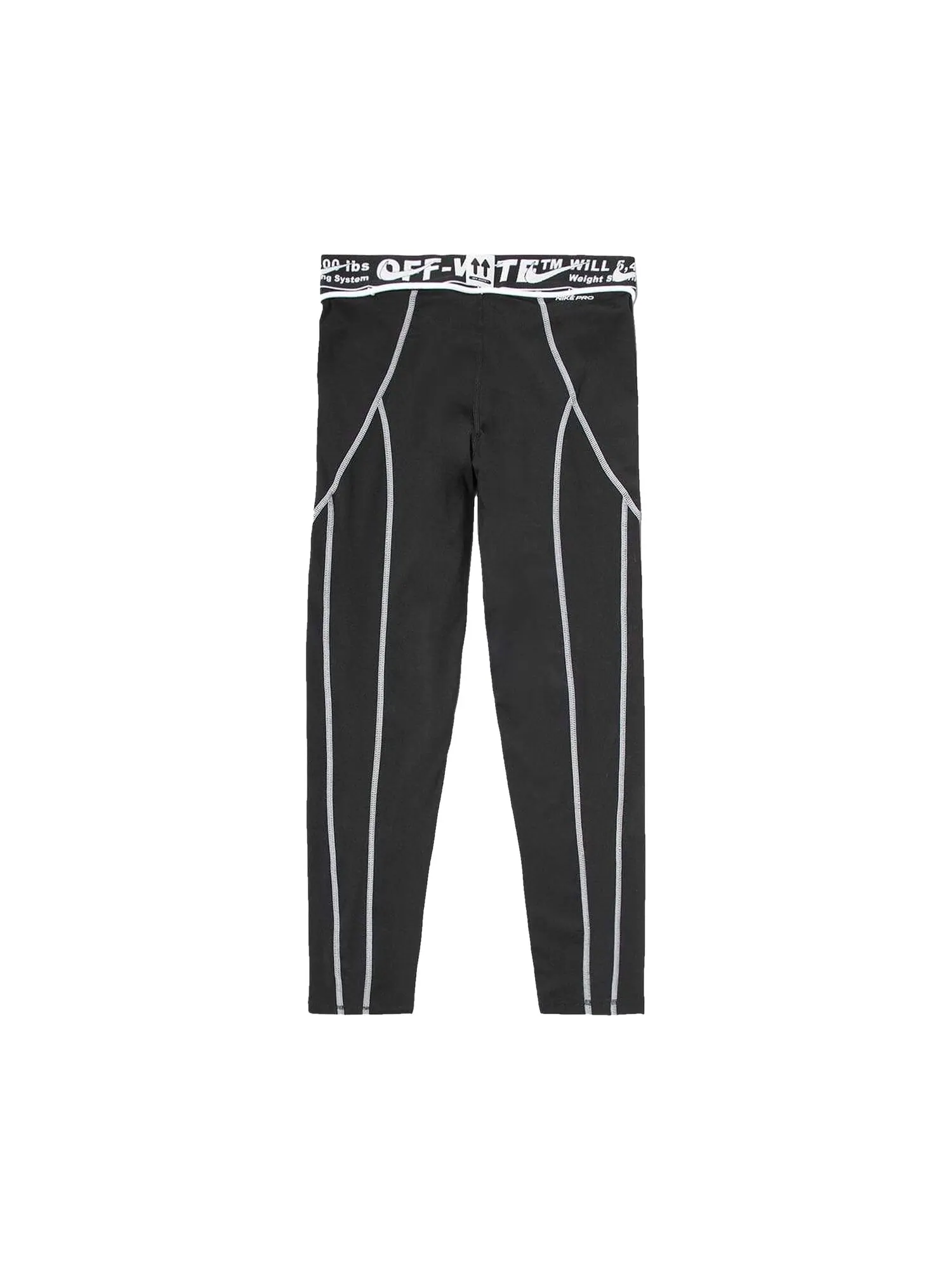 Колготки Nike x Off-White NRG RU Pro 7/8 — изображение 2 из 2, черный