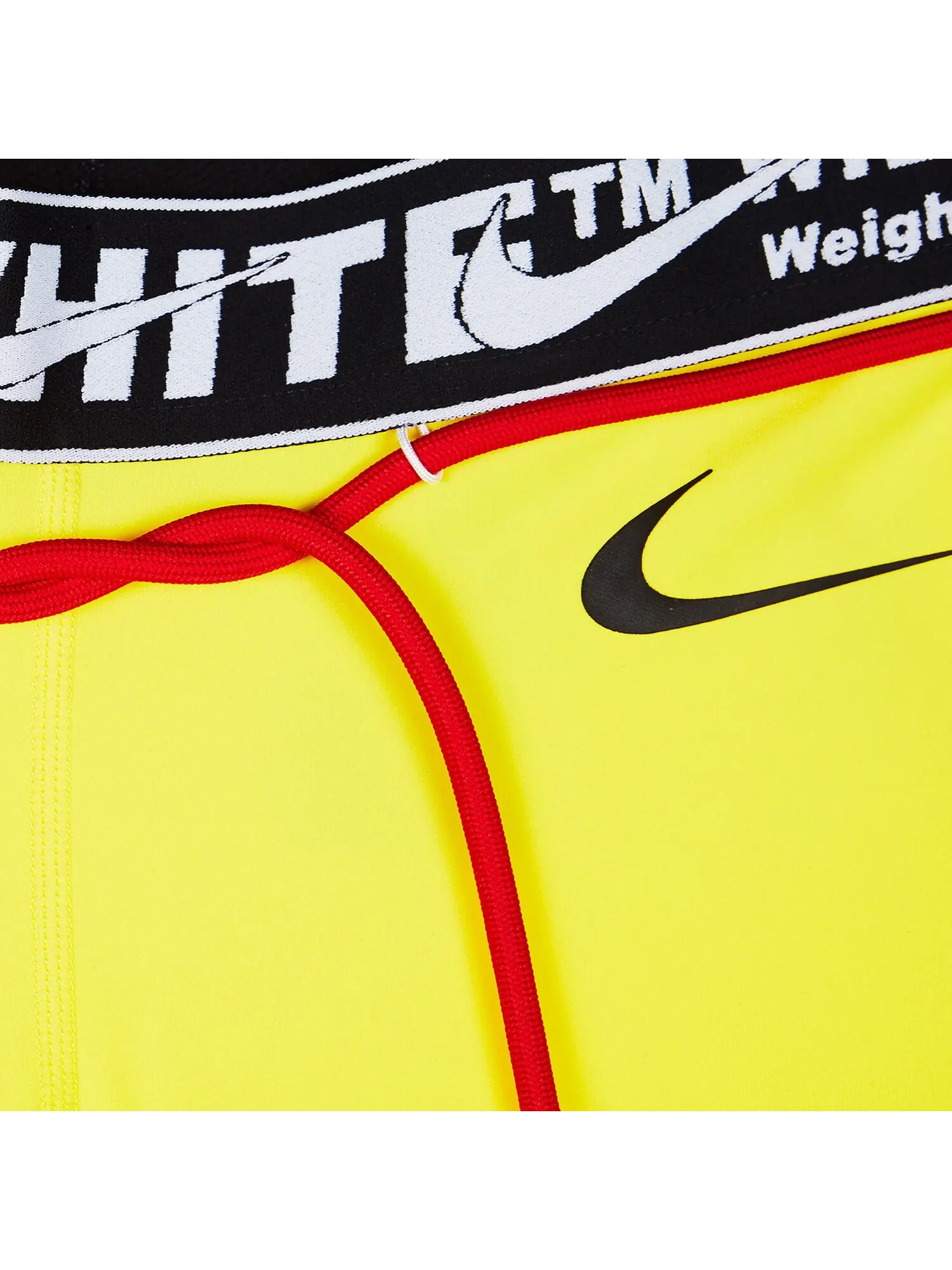 Женские тайтсы Nike x Off-White Pro — изображение 2 из 2, желтый