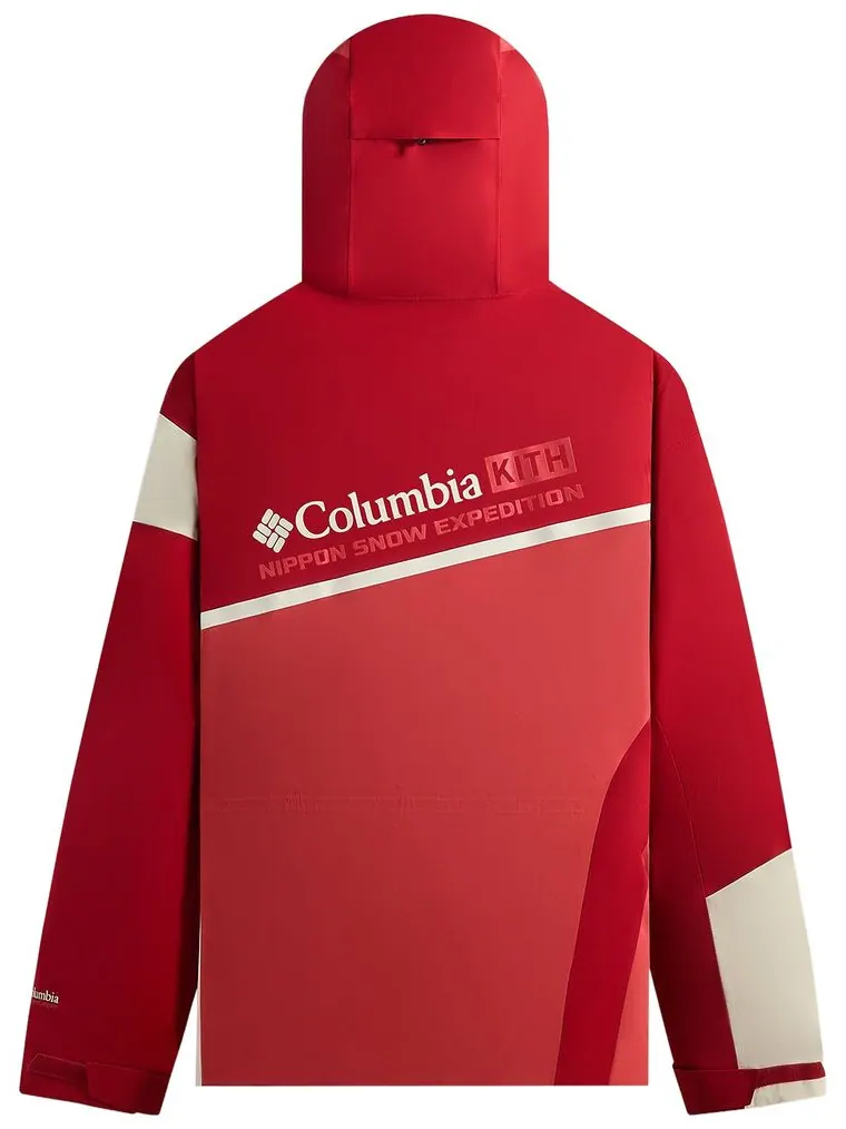 Куртка Kith For Columbia 3L Ski Interchange Jacket — изображение 2 из 2, красный