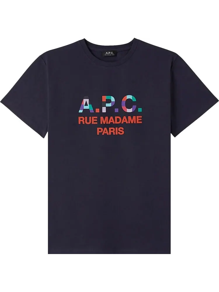 Футболка A.P.C. Tao Homme T-Shirt 'Dark' — синий