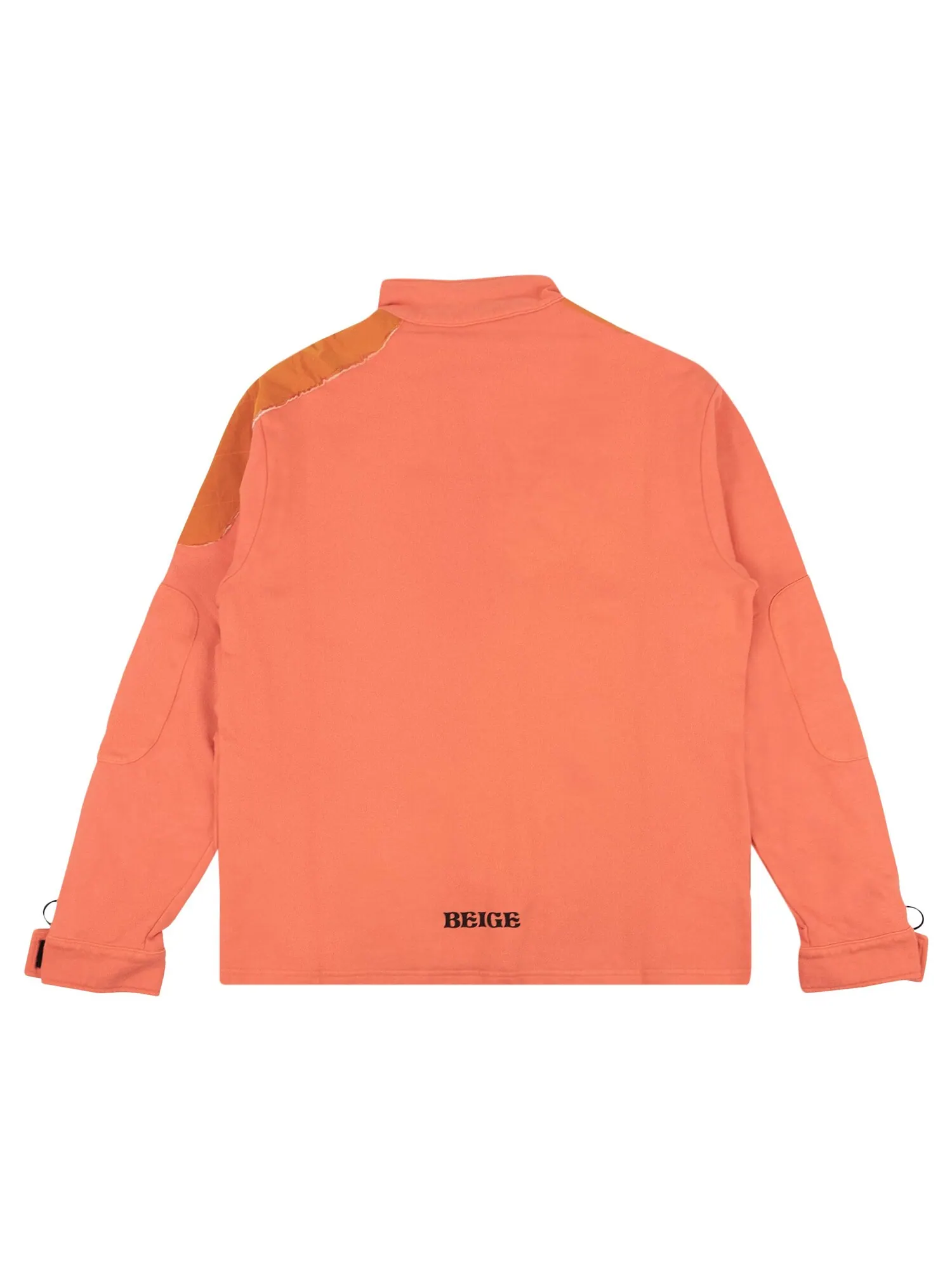 Off-White Толстовка с молнией на половину длины Parachute, цвет Коралл — изображение 2 из 2