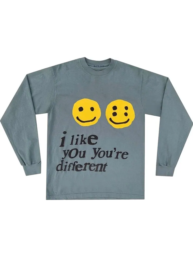 Лонгслив Cactus Plant Flea Market I Like You You're Different Long-Sleeve Tee 'Grey'
