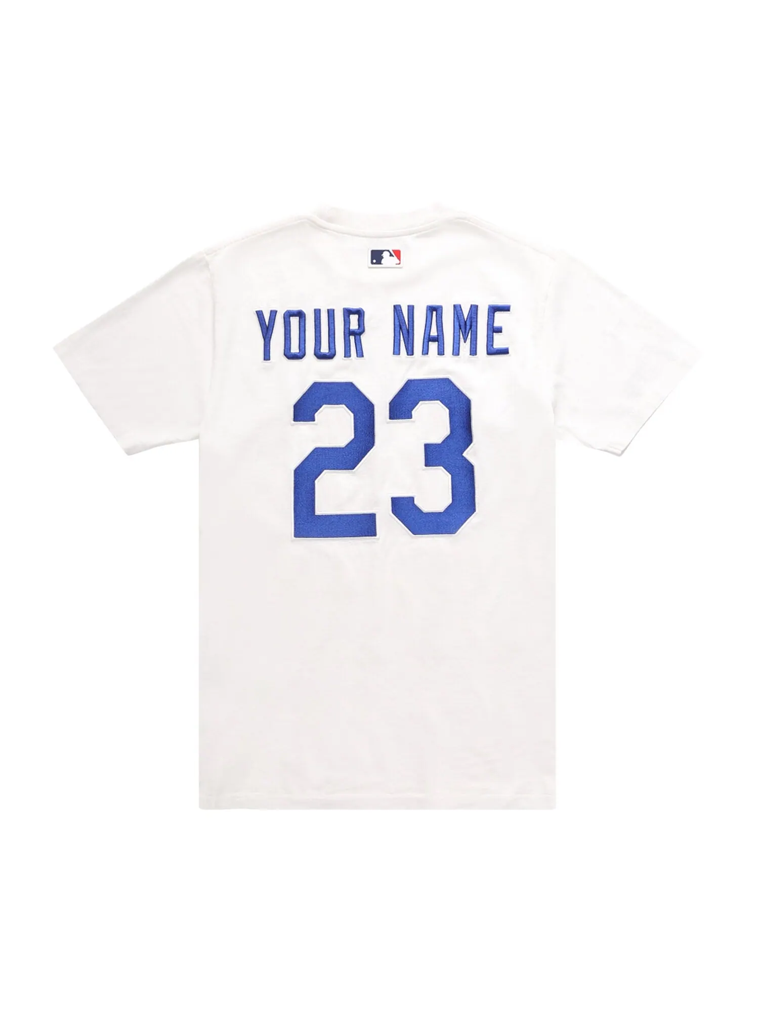 Футболка Off-White x MLB Los Angeles Dodgers кремового/синего цвета — изображение 2 из 2, бежевый