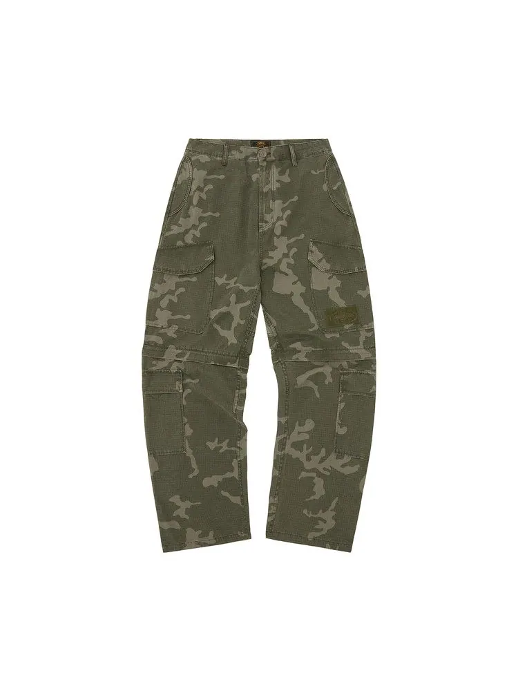Брюки Corteiz Guerillaz Convertible Pant — изображение 1 из 2, зеленый