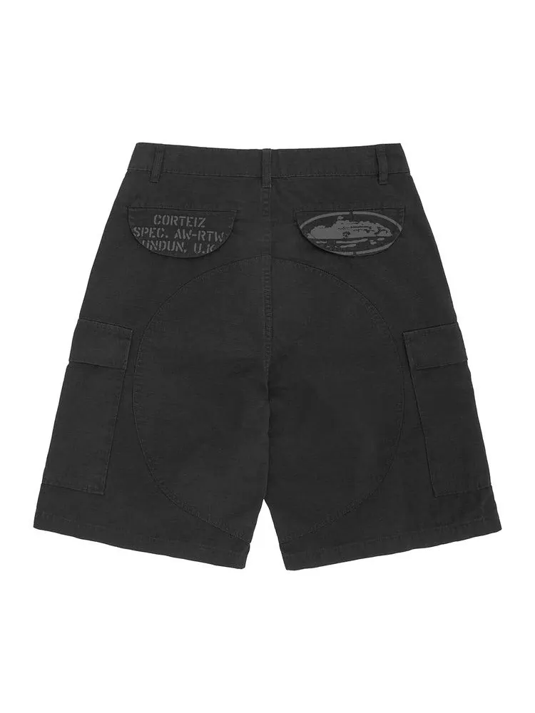 Шорты Corteiz Guerillaz Cargo Short — изображение 2 из 2, черный