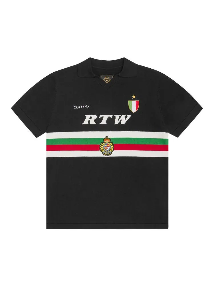 Джерси Corteiz Serie A Knit Jersey — изображение 1 из 2, черный