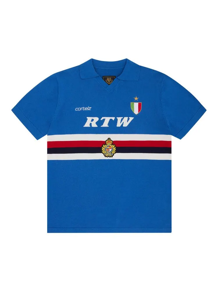 Джерси Corteiz Serie A Knit Jersey — изображение 1 из 2, синий