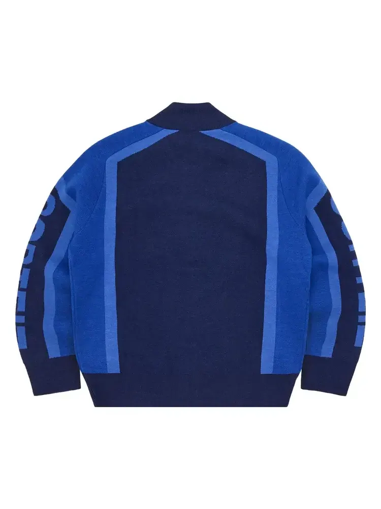 Куртка на молнии Corteiz Precision Knit — изображение 2 из 2, синий