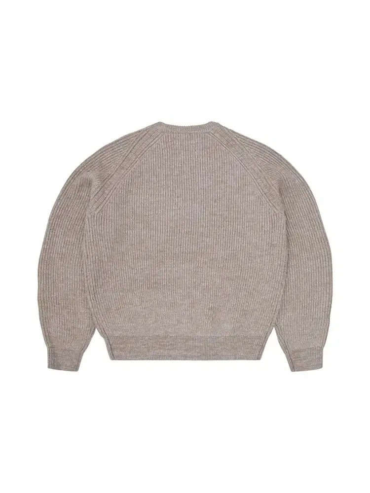 Вязаный свитер Corteiz Script Pocket Knit Sweater — изображение 2 из 2, бежевый