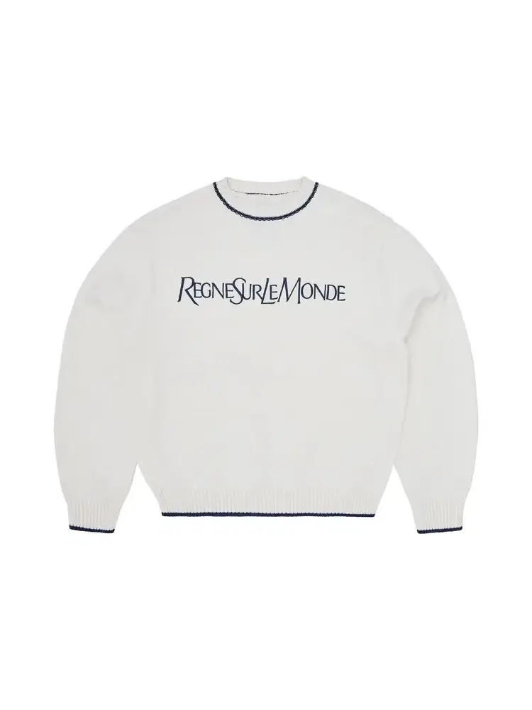 Джемпер Corteiz Rslm Knit Crewneck — изображение 1 из 2, бежевый