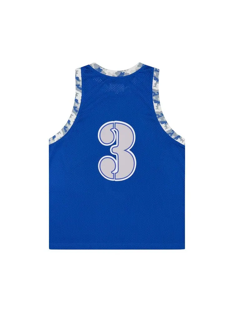 Джерси Corteiz Stencil Camo Bball Jersey — изображение 2 из 2, синий