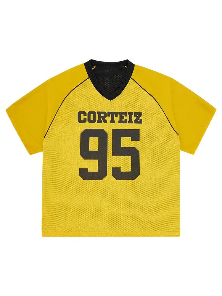 Джерси Corteiz 95 Reversible Mesh Jersey — изображение 1 из 2, черный/желтый