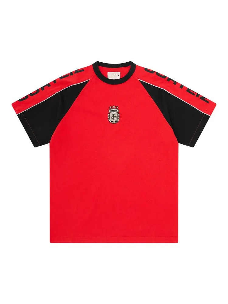 Футболка Corteiz Raglan Sport Boxy Tee — изображение 1 из 2, красный