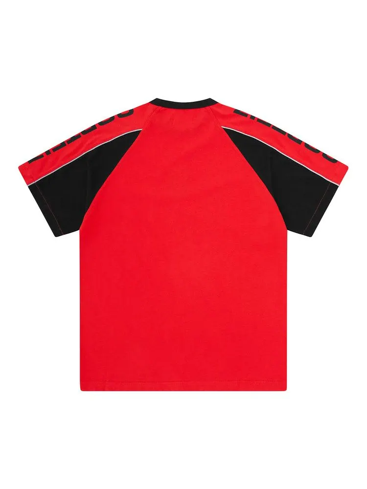 Футболка Corteiz Raglan Sport Boxy Tee — изображение 2 из 2, красный