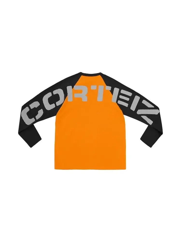 Футболка с длинными рукавами Corteiz Stencil Raglan — изображение 2 из 2, оранжевый