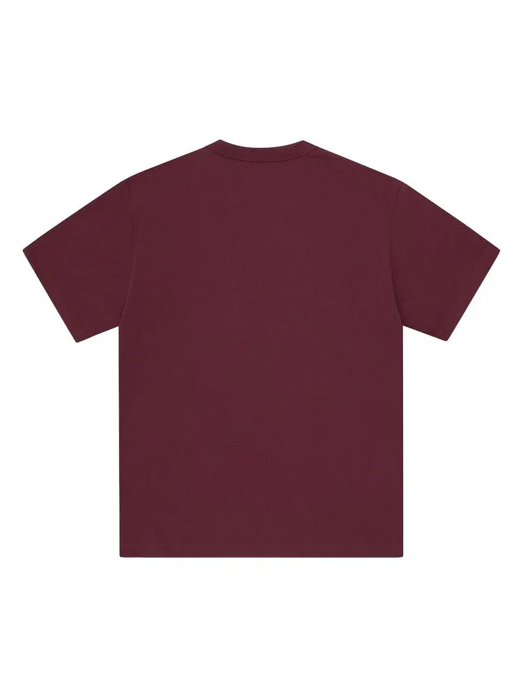 Футболка Corteiz Uni Heavyweight Tee 'Burgundy' — изображение 2 из 2, красный