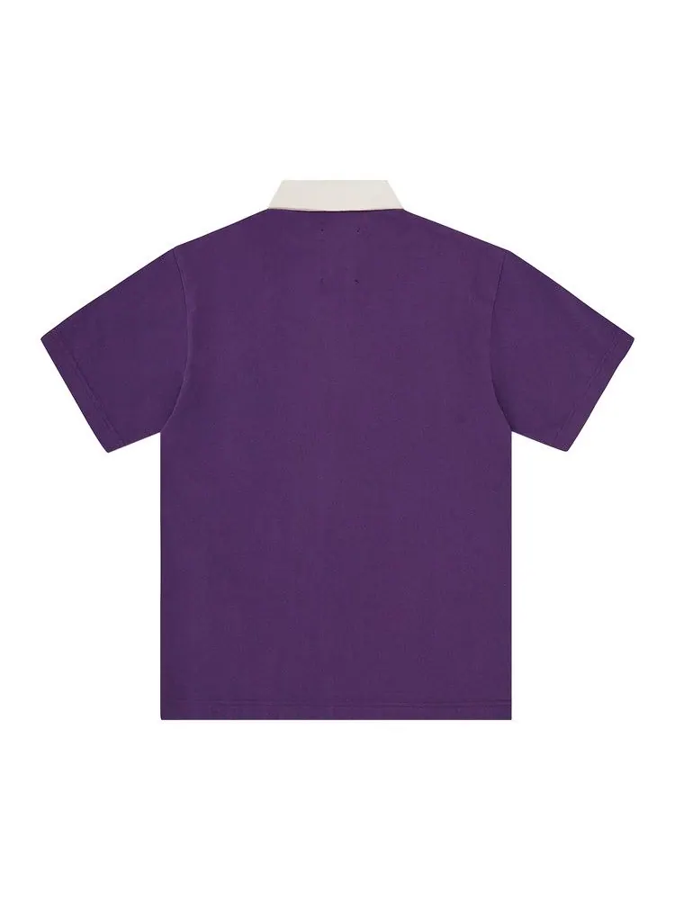 Поло Corteiz Crest Rugby Polo — изображение 2 из 2, фиолетовый