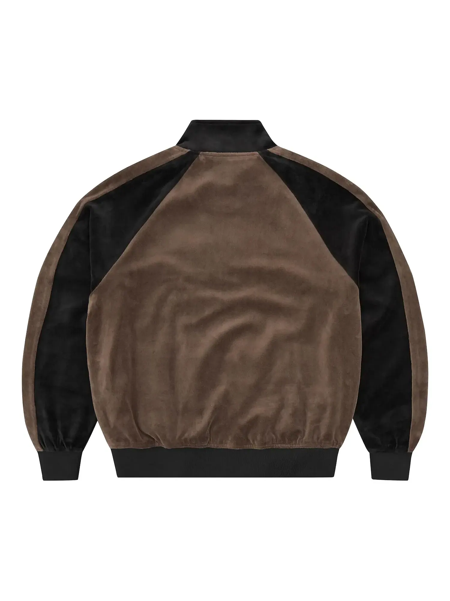 Спортивная куртка Corteiz Pista Velour — изображение 2 из 2, черный/коричневый