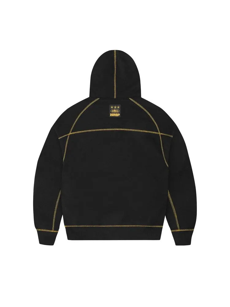 Худи Corteiz Hmp V2 Hoodie — изображение 2 из 2, черный/желтый