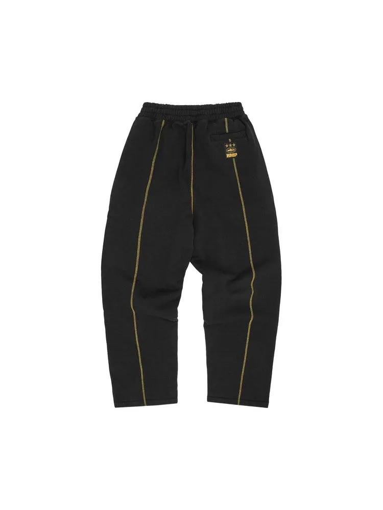 Спортивные брюки Corteiz Hmp Open Hem Sweatpant — изображение 2 из 2, черный/желтый