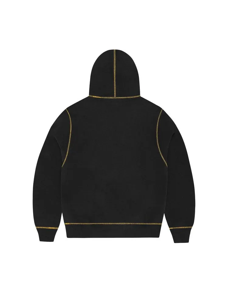 Худи Corteiz Alcatraz Contrast Hoodie — изображение 2 из 2, черный/желтый