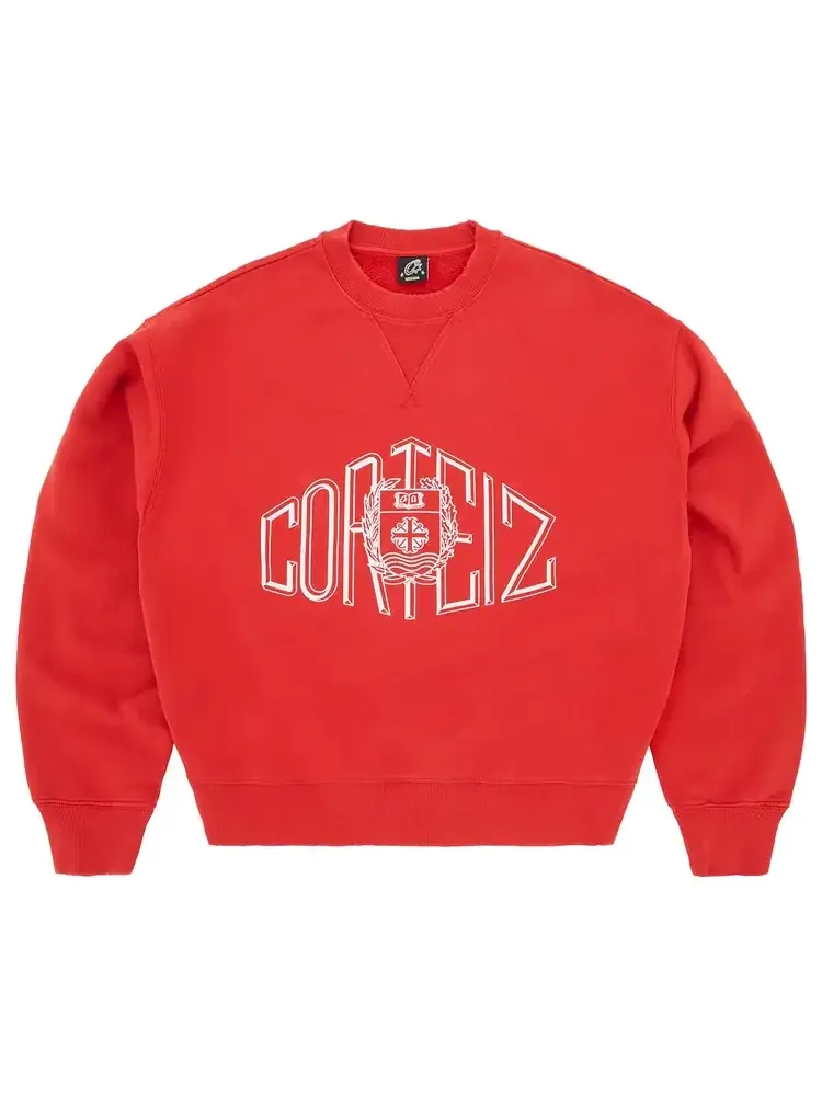 Свитшот Corteiz Sophomore Crewneck 'Red' — изображение 1 из 2, красный