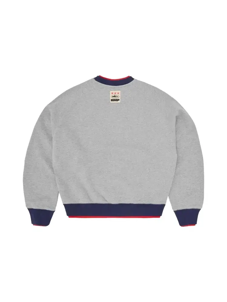 Свитшот Corteiz Hmp Double Up Crewneck — изображение 2 из 2, серый