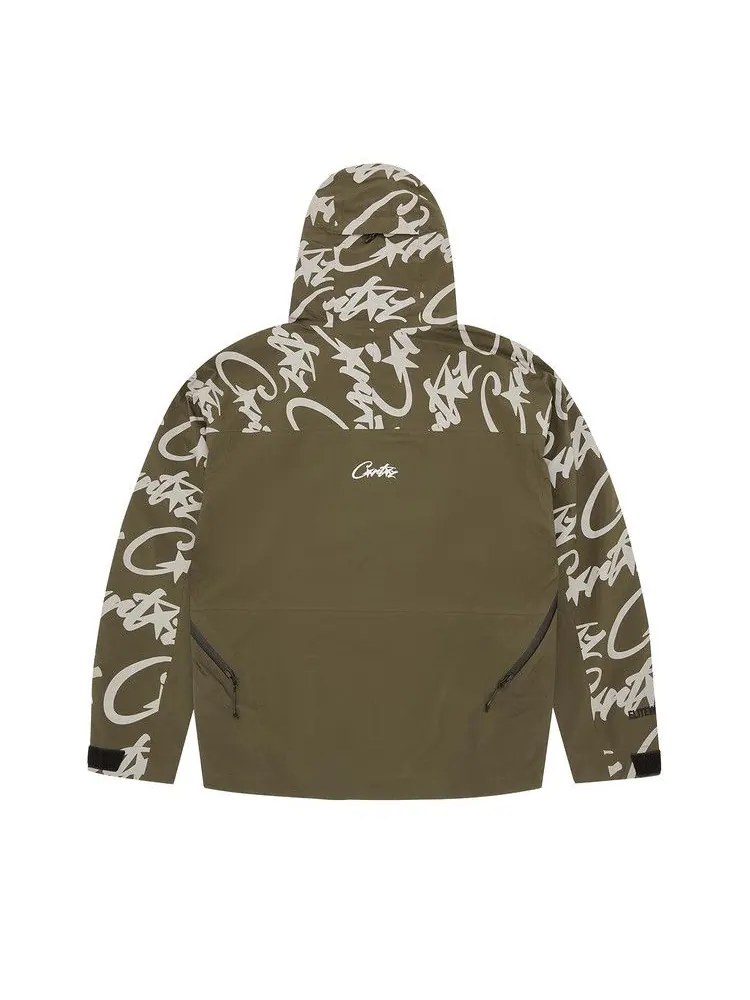 Куртка Corteiz Elitework Waterproof Shell Jacket V2 'Khaki' — изображение 2 из 2, бежевый