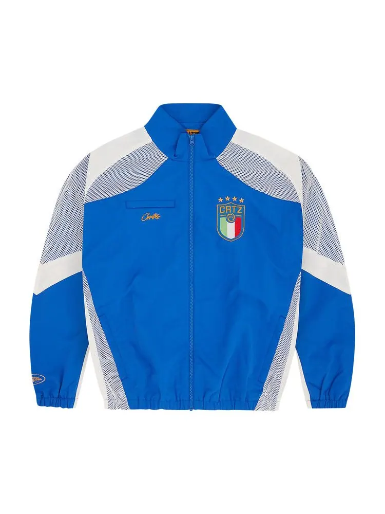 Куртка Corteiz Italia Shuku Jacket — изображение 1 из 2, синий/белый