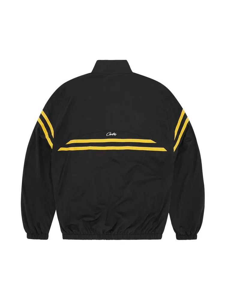 Куртка Corteiz Striped Litework Jacket — изображение 2 из 2, черный