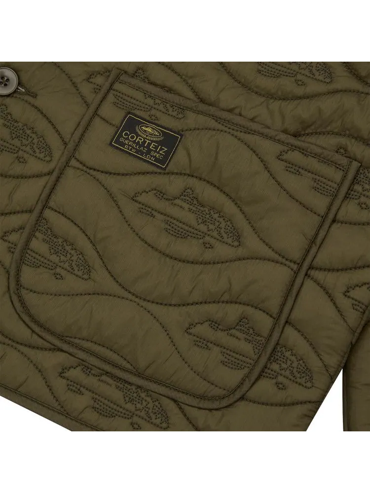 Парка Corteiz Guerillaz Parka Liner — изображение 3 из 3, оливковый