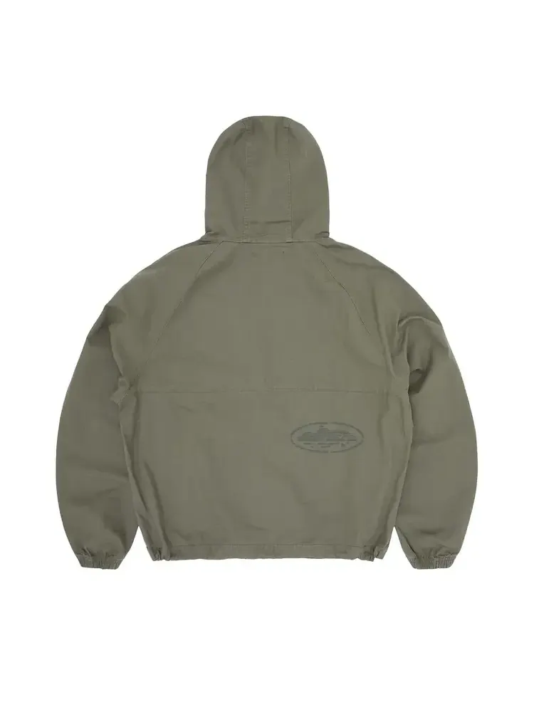 Куртка Corteiz Guerillaz Ripstop Jacket 'Olive' — изображение 2 из 2, зеленый