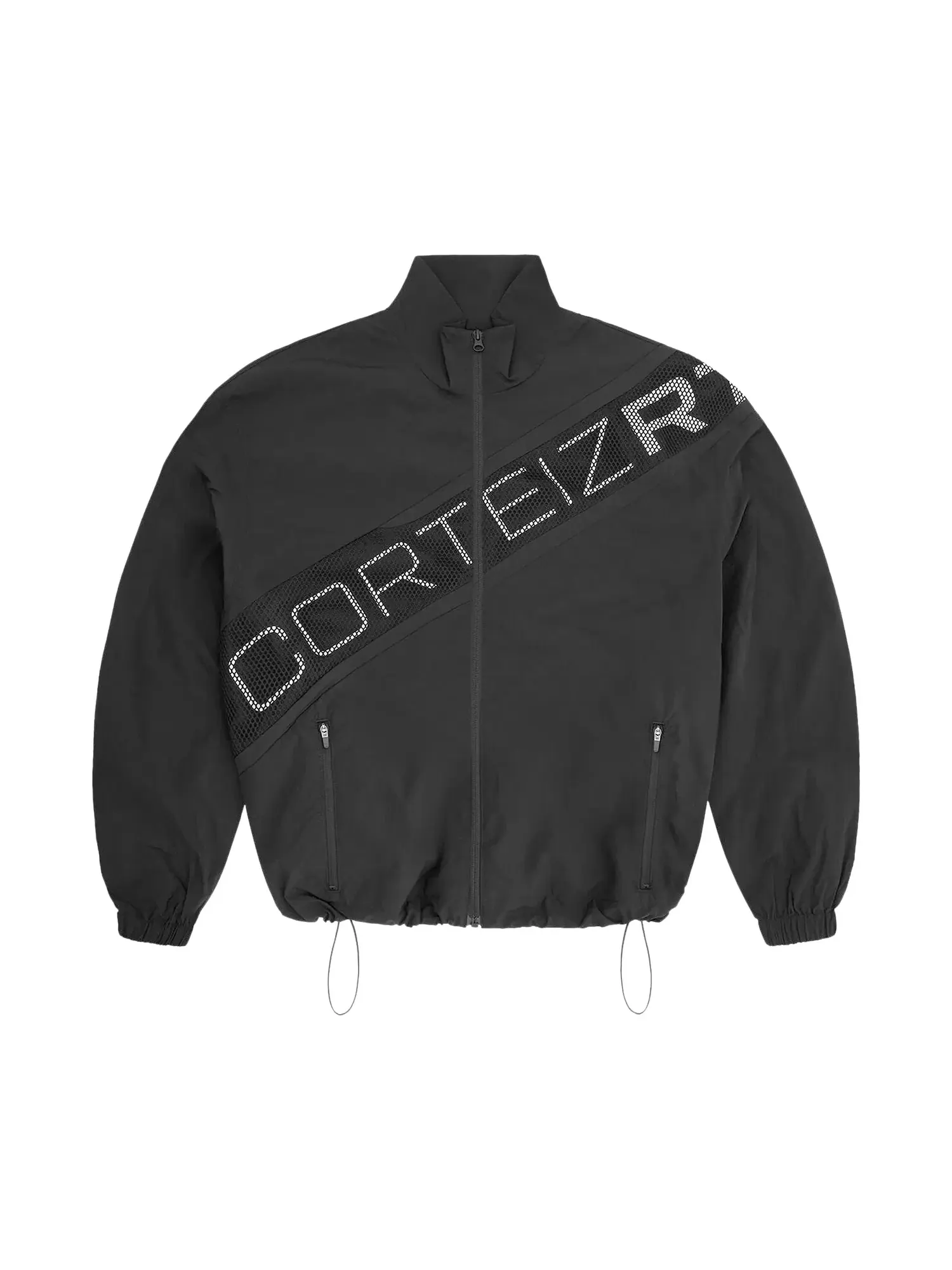 Куртка-рубашка Corteiz Bias Panel Shuku Jacket — изображение 1 из 2, черный