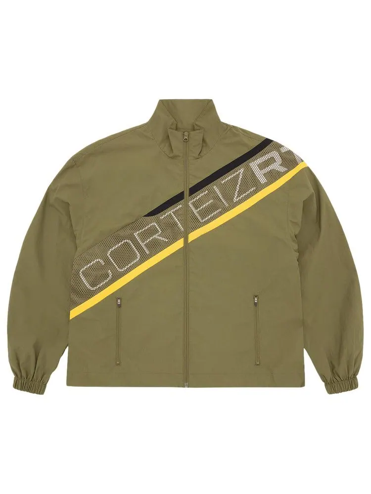 Куртка Corteiz Bias Panel Shuku Jacket 'Olive' — изображение 1 из 2, зеленый