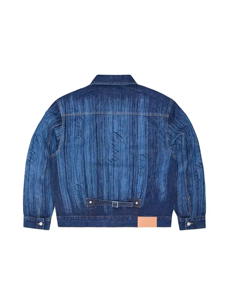 Джинсовая куртка Corteiz Strike Denim Jacket — изображение 2 из 2, синий