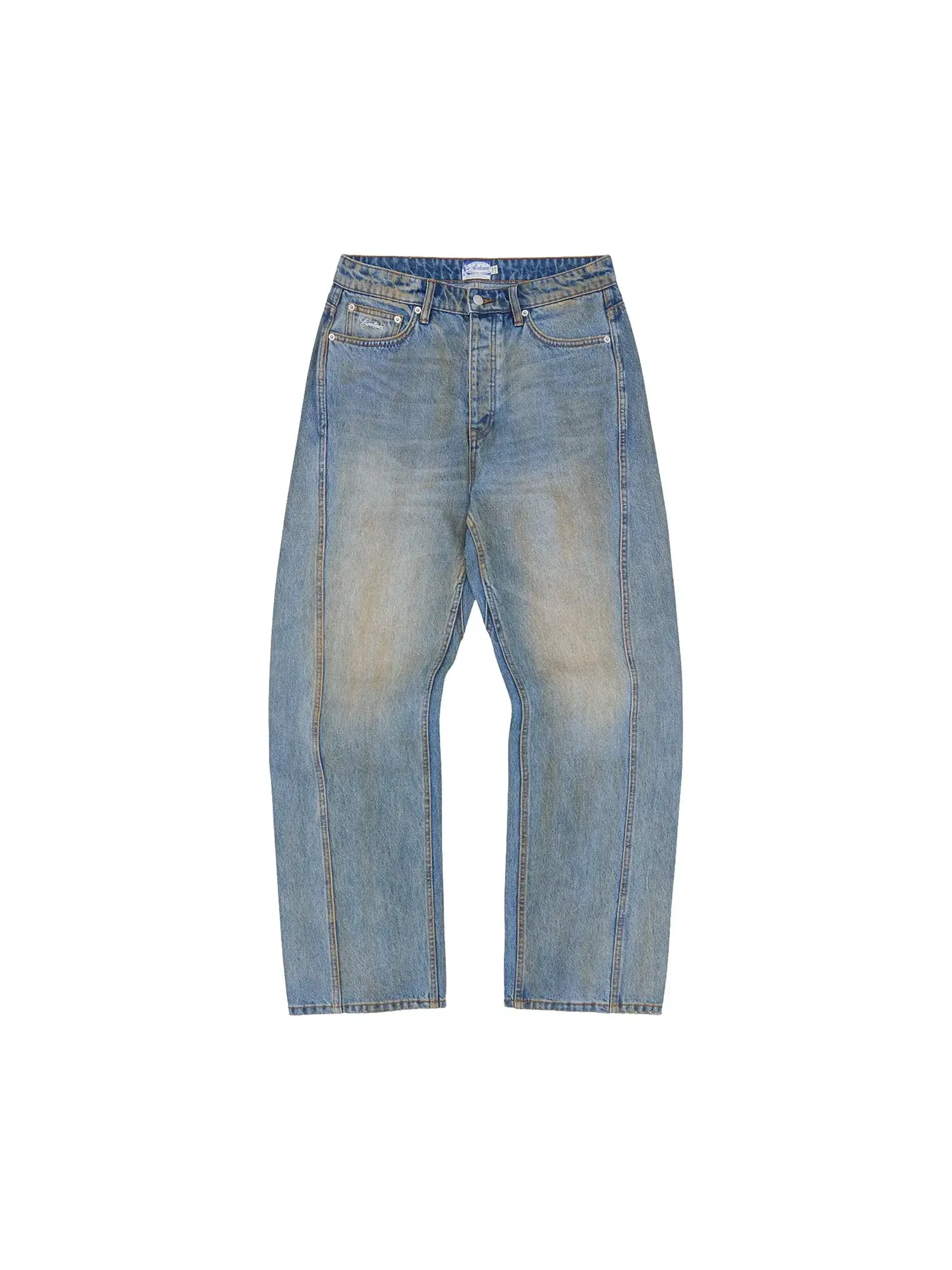 Джинсы Corteiz Ardwear Panel Baggy Jeans — изображение 1 из 2, индиго