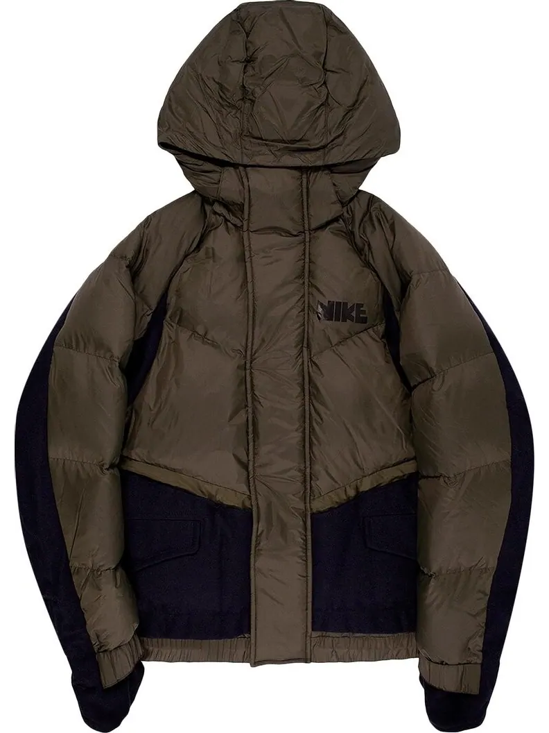 Парка Nike x Sacai Parka 'Sequoia' — изображение 1 из 1, зеленый