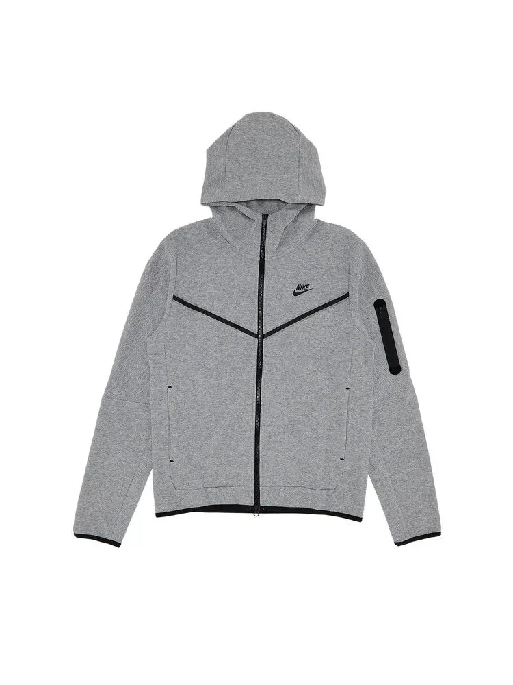 Худи Nike Tech Fleece Full Zip Hoodie — изображение 1 из 3, серый