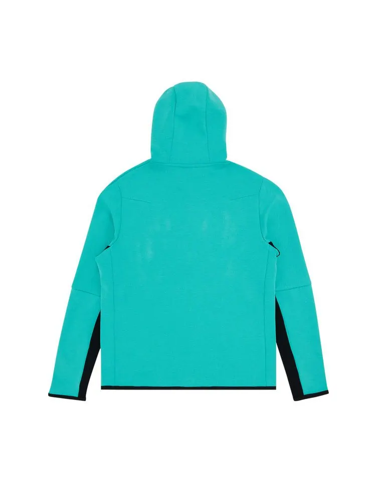 Куртка Nike Tech Fleece Full-Zip — изображение 2 из 3, бирюзовый