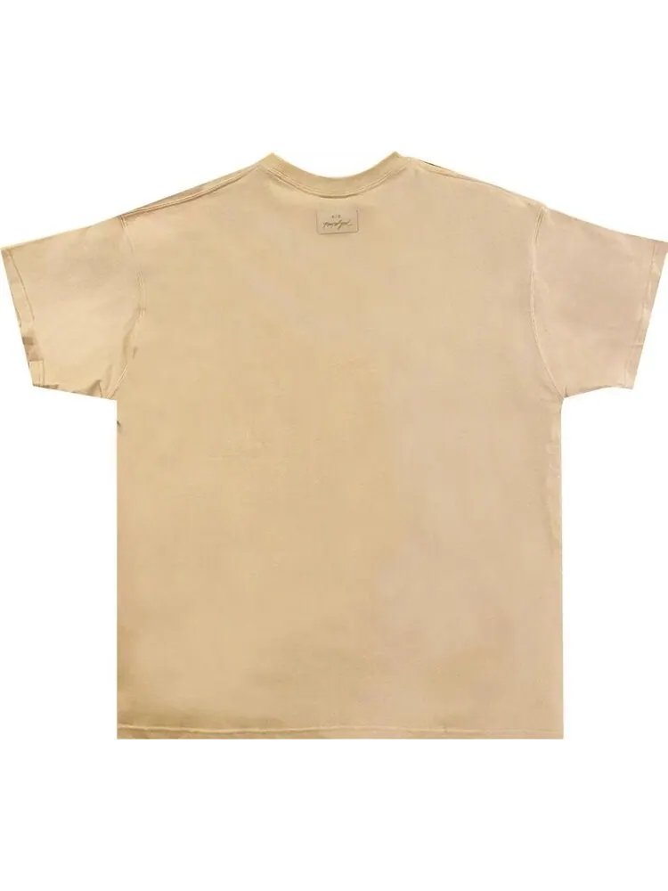 Футболка Nike x Fear of God Warm Up T-Shirt 'Oatmeal' — изображение 2 из 2, бежевый