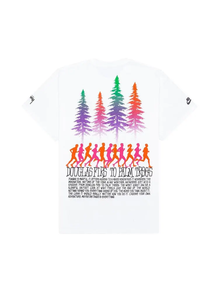 Футболка Nike x Stussy Douglas Firs To Palm Trees T-Shirt (Asia Sizing) — изображение 2 из 2, белый
