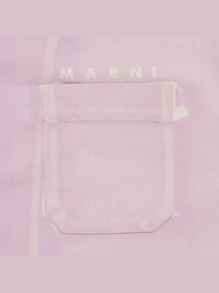 Рубашка Marni — изображение 3 из 3, розовый